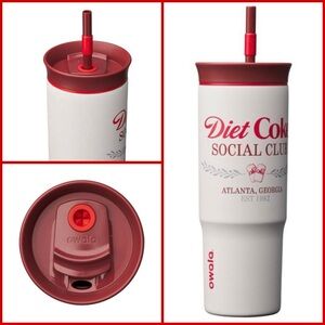 Owala 24oz Diet Coke Social Club Stainless Steel Straw Tumbler Target NWT